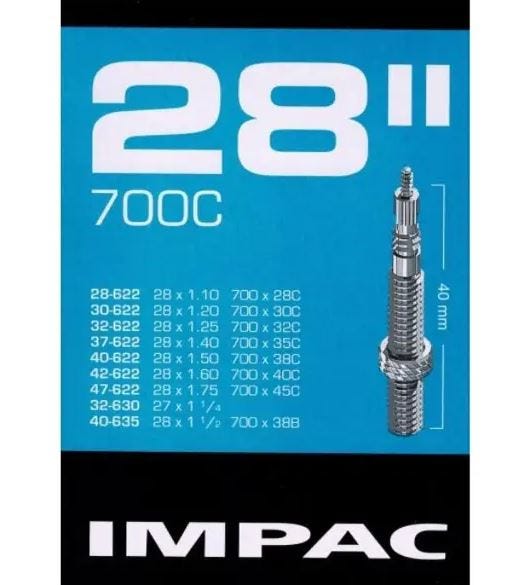 Impac bib 28" 20/28-622/630 presta 60mm