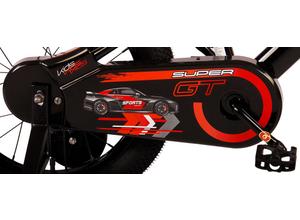 Volare Super GT 16inch zwart-rood Jongensfiets 7