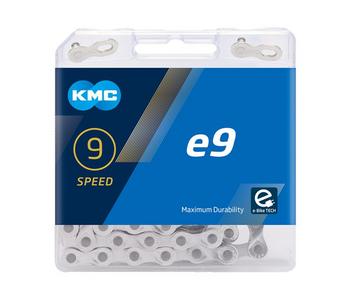 Kmc ketting 9-speed e9 122 links zilver