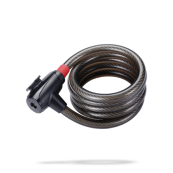 Bbl-45 Fietsslot Codelock Coil Cable 12Mmx180cm Zw
