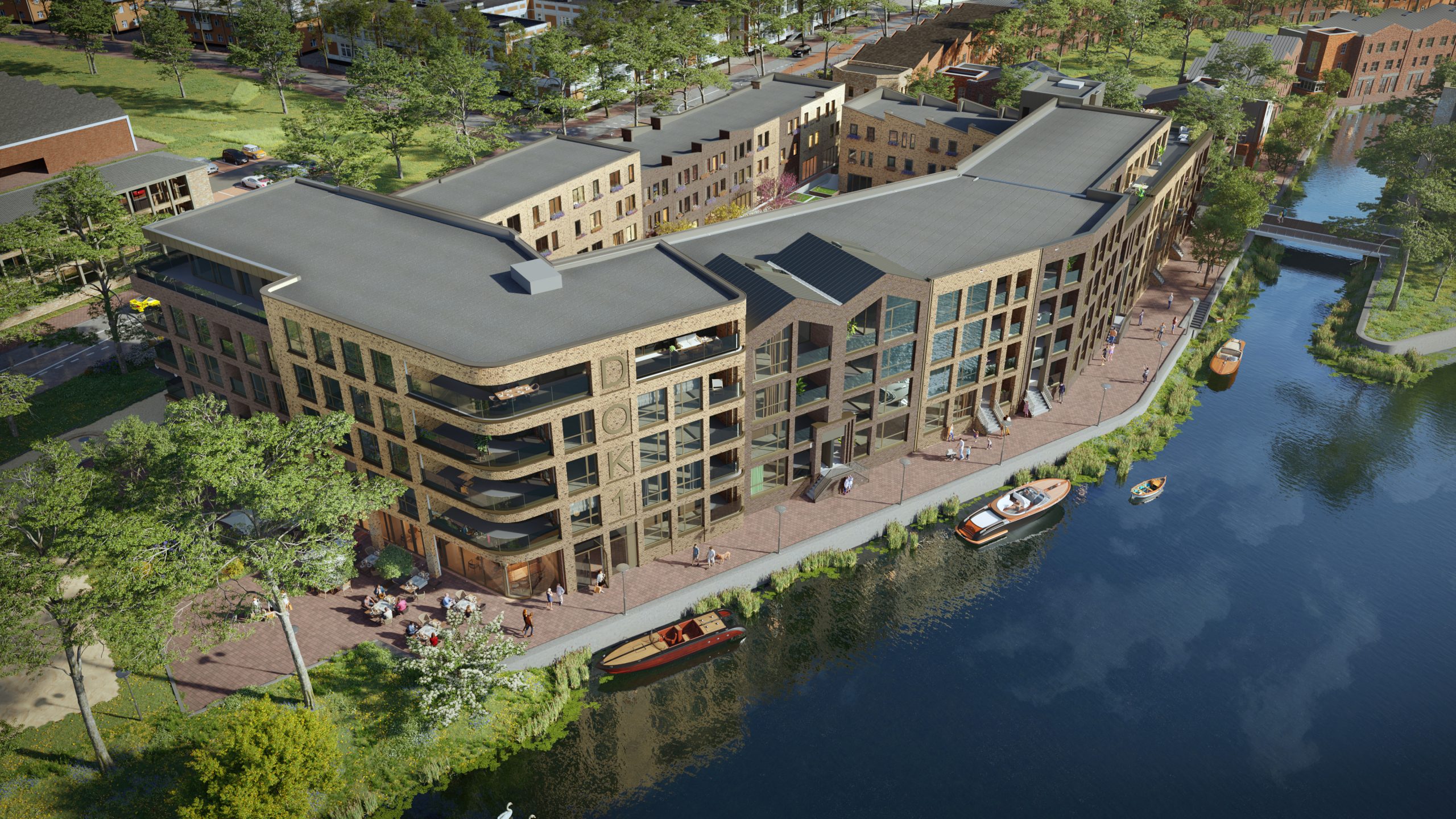 Nieuwbouw 61 woningen & horeca Stadsdok Doetinchem (KlaassenGroep B.V.)