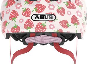 Abus Smiley 3.0 LED S rose strawberry shiny kinder helm 2