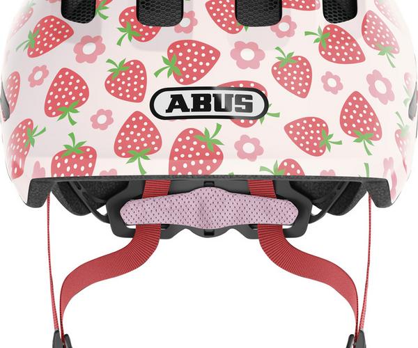 Abus Smiley 3.0 LED M rose strawberry shiny kinder helm 2