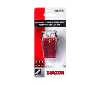 Simson achterlamp mini batterij spatbord