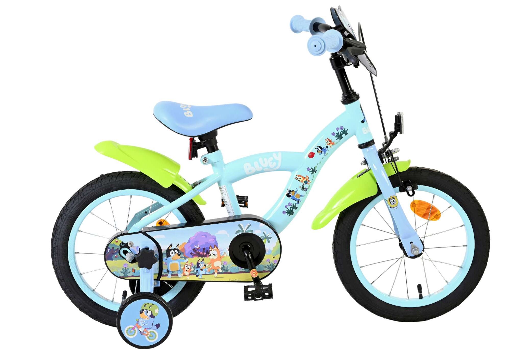 Volare Bluey blauw 14inch Jongensfiets