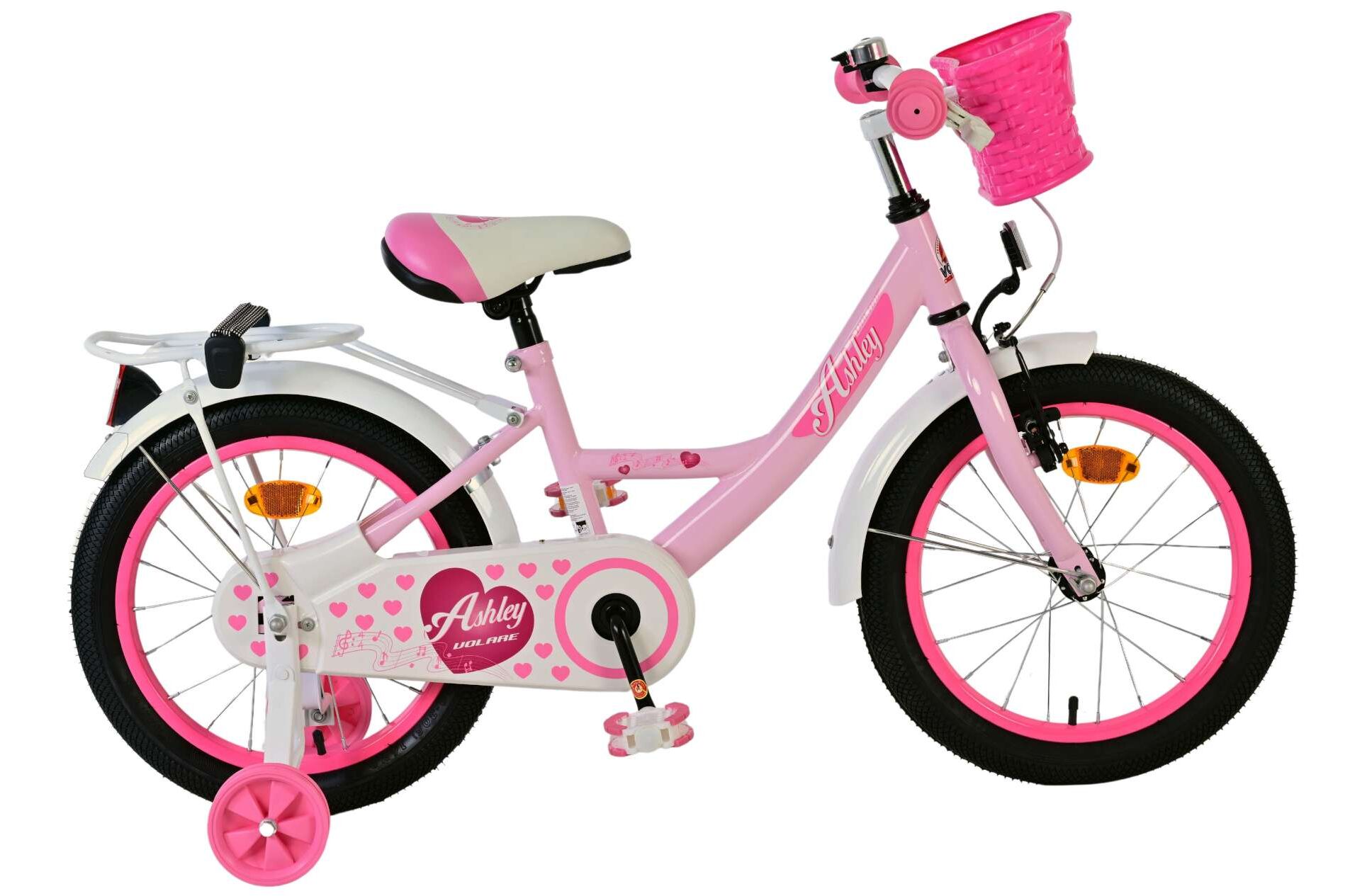 Volare Ashley 16inch roze meisjesfiets