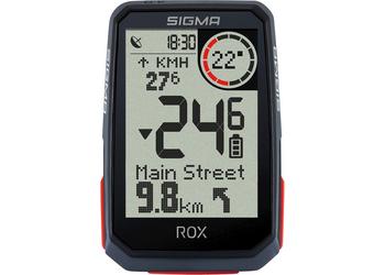 Sigma fietscomputer ROX 4.0 GPS Black HR +sensoren top mount