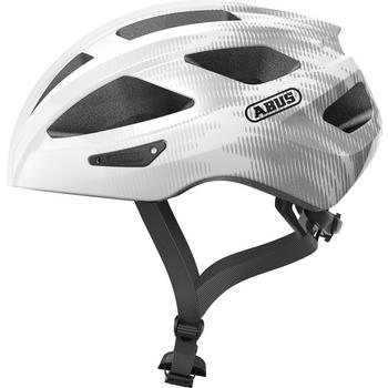 Abus Macator white silver S race helm