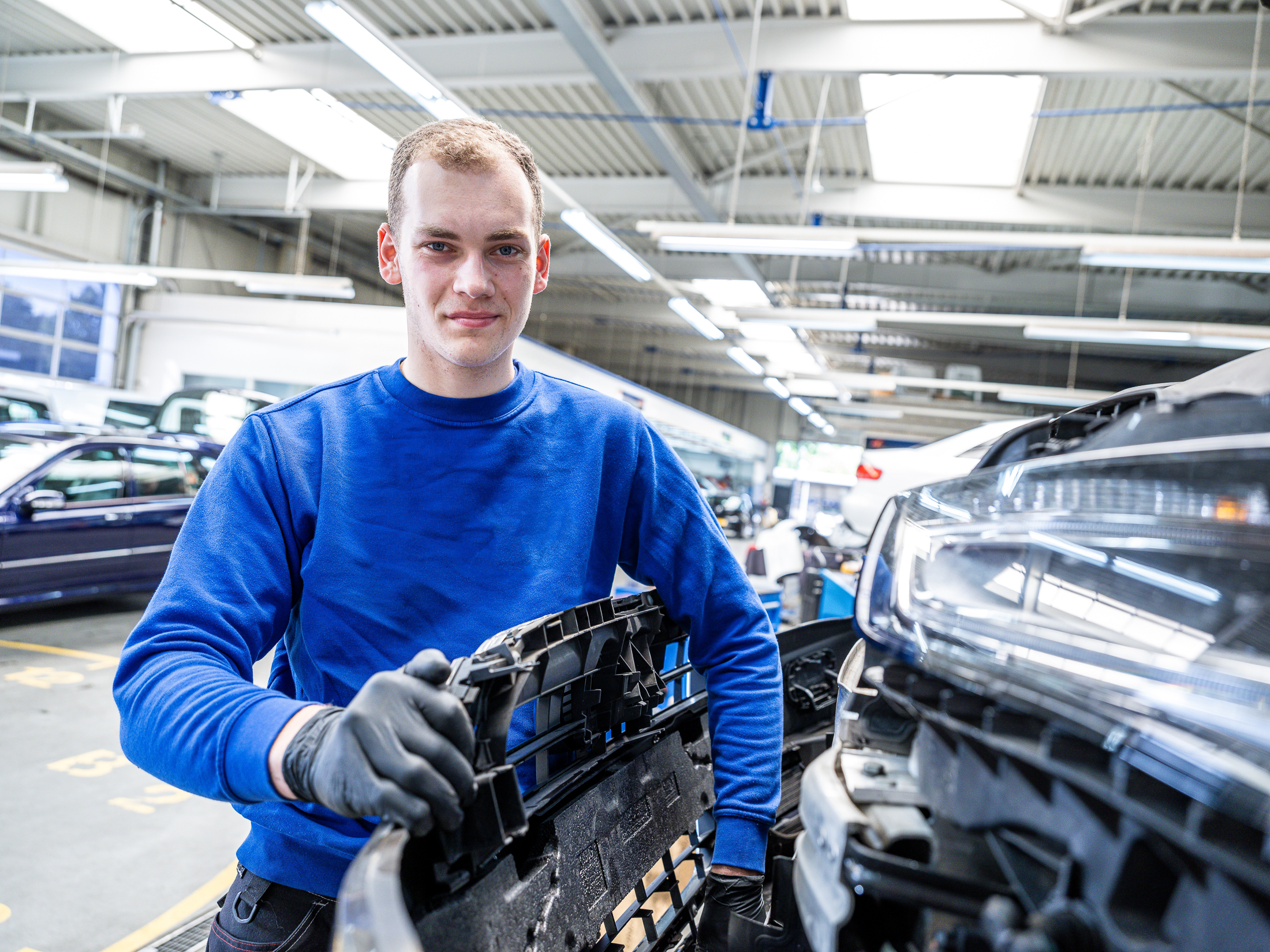 'A well-repaired car, that's what makes me happy'