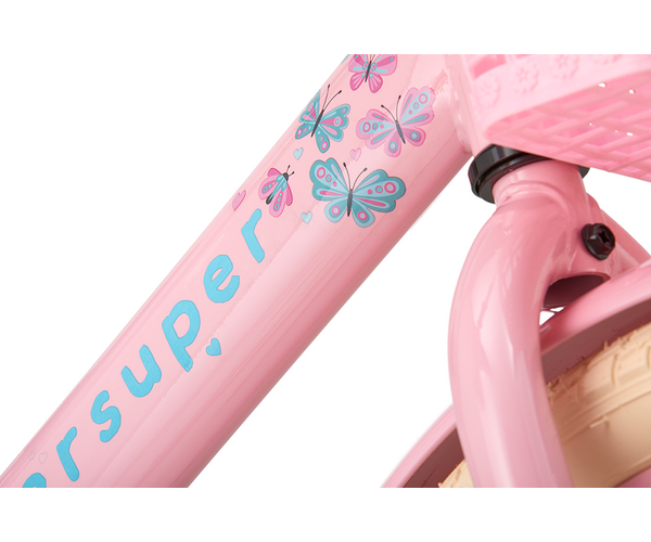 SuperSuper Little Miss 18inch roze meisjesfiets 5