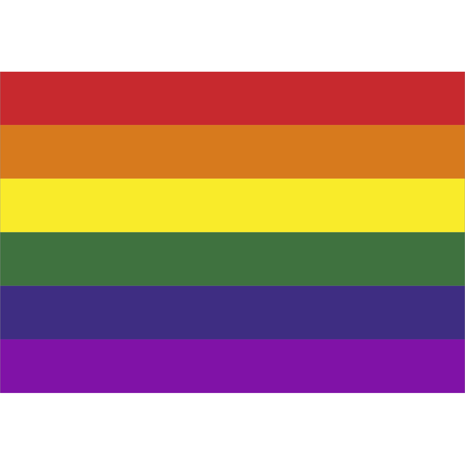 Regenboog vlag sticker (per 5 stuks)