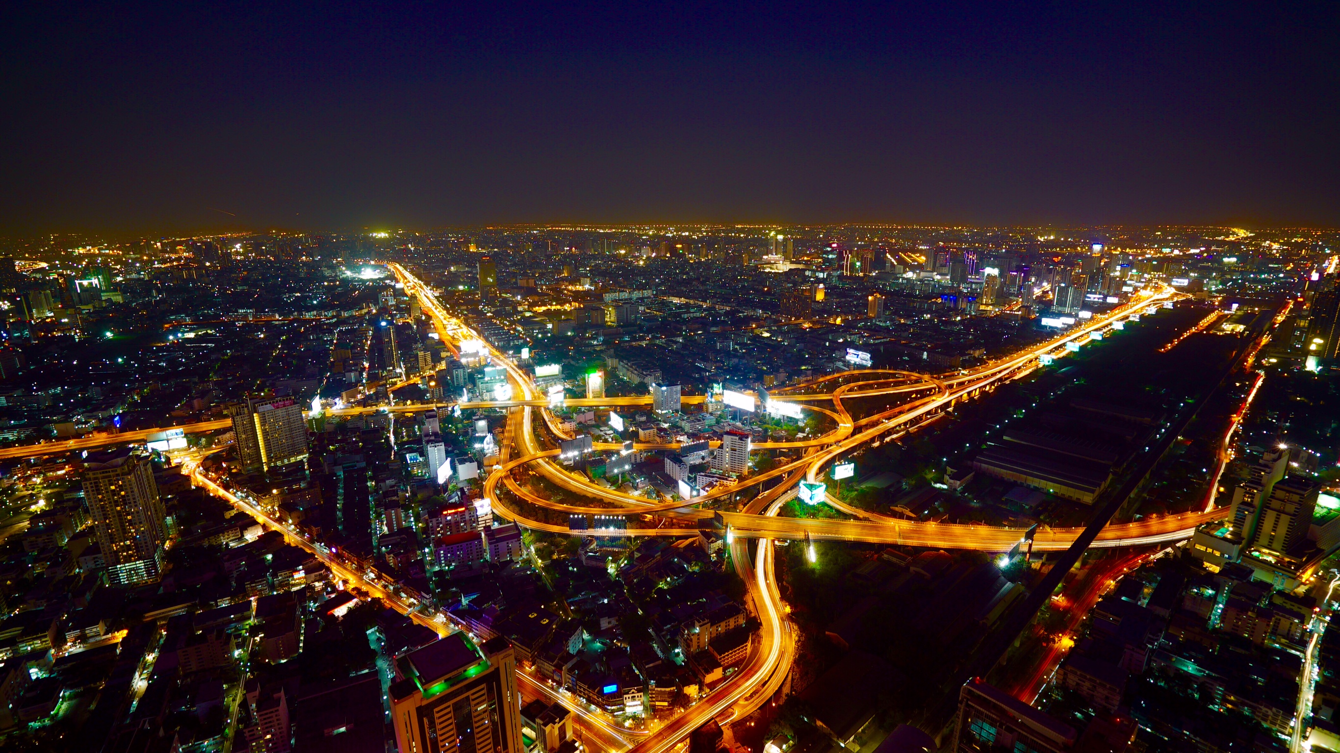 Fotoschilderij - fotocollectie steden nacht