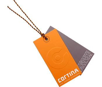 Cortina product-prijslabel