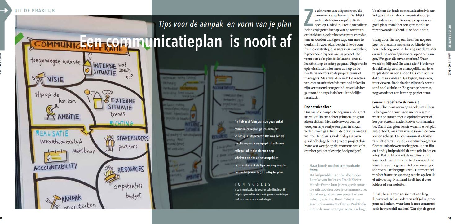 Tips voor je communicatieplan (met download)