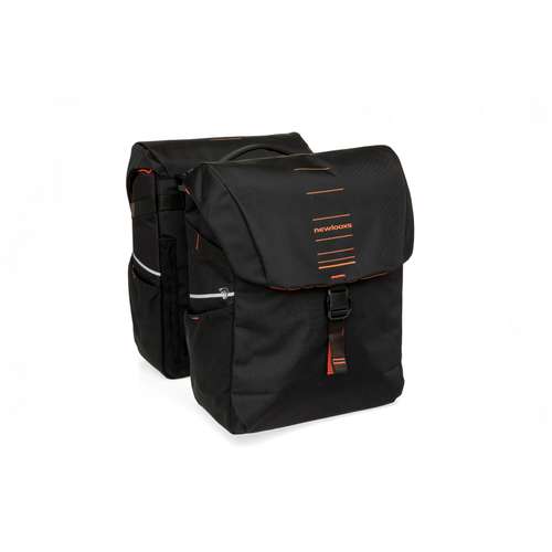 NL FIETSTAS DUBBEL VIGO BLACK ORANGE MIK 40