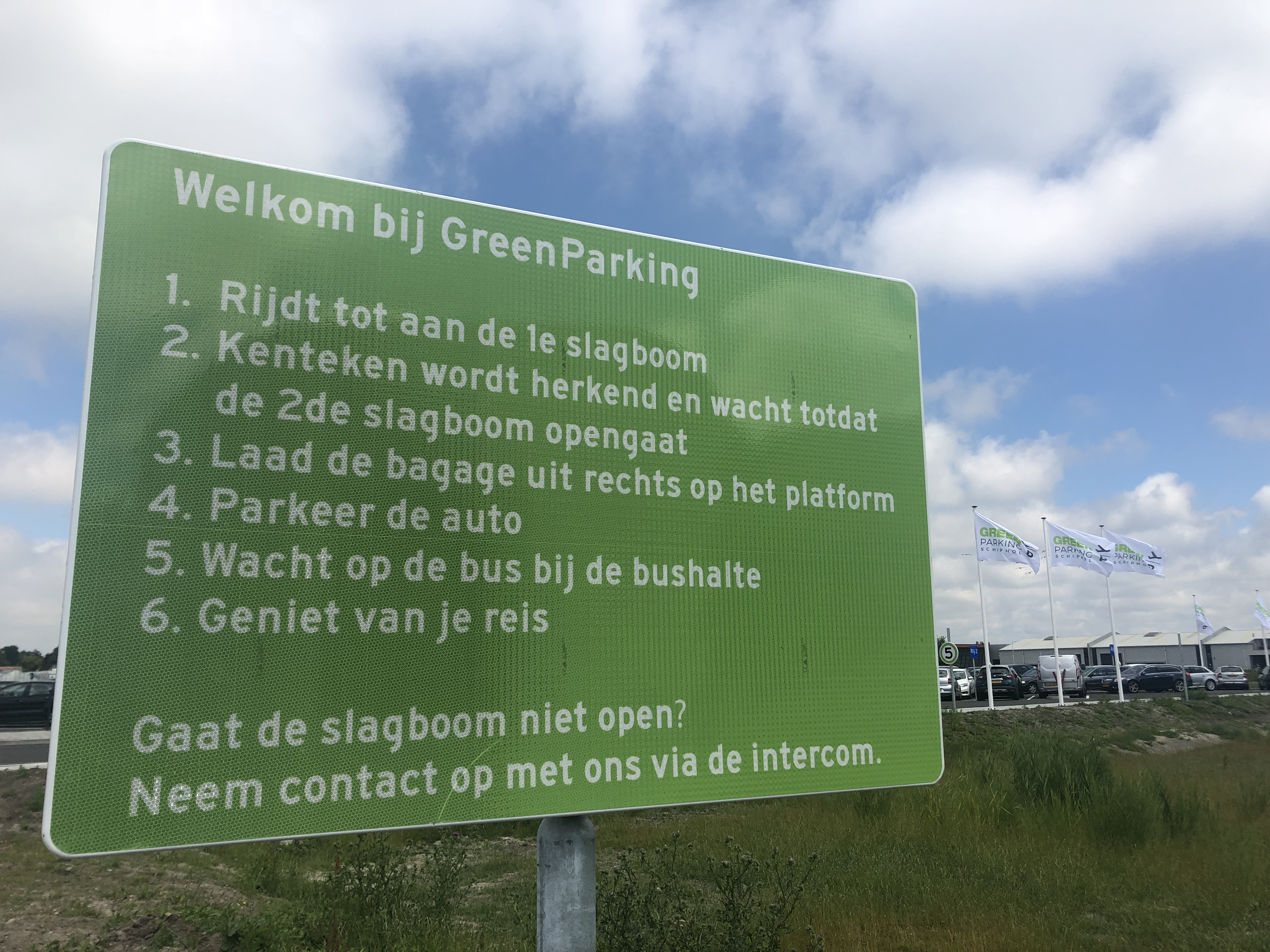 Green Parking Schiphol Werkwijze