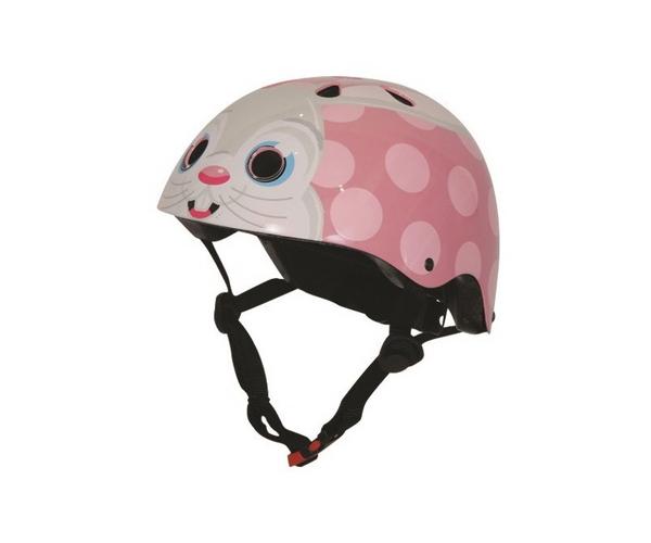 Kiddimoto pink bunny Medium helm