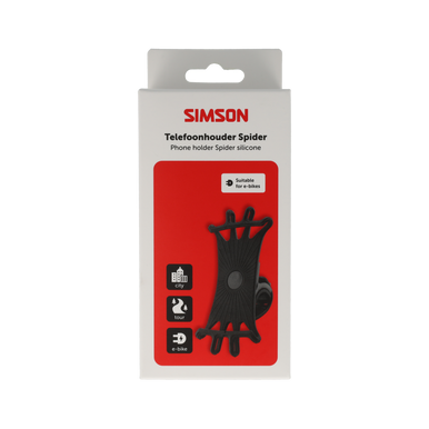 Simson Telefoonhouder Spider siliconen
