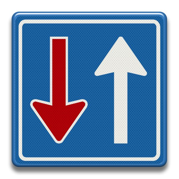  Verkeersbord RVV - F6 Tegenligger moet wachten