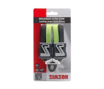 Simson snelbinder 4 binders extra sterk zwart/groe