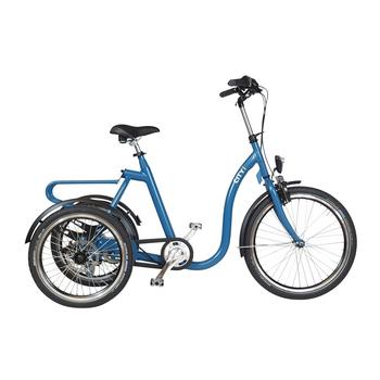 Huka City L 8-speed Pendix mat-blauw elektrische driewieler