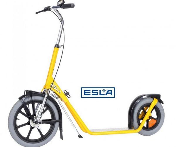 Esla Scooter 4102 yellow bedrijfs step