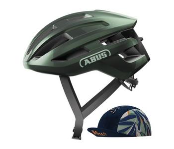 Abus helm powerdome ace moss green l