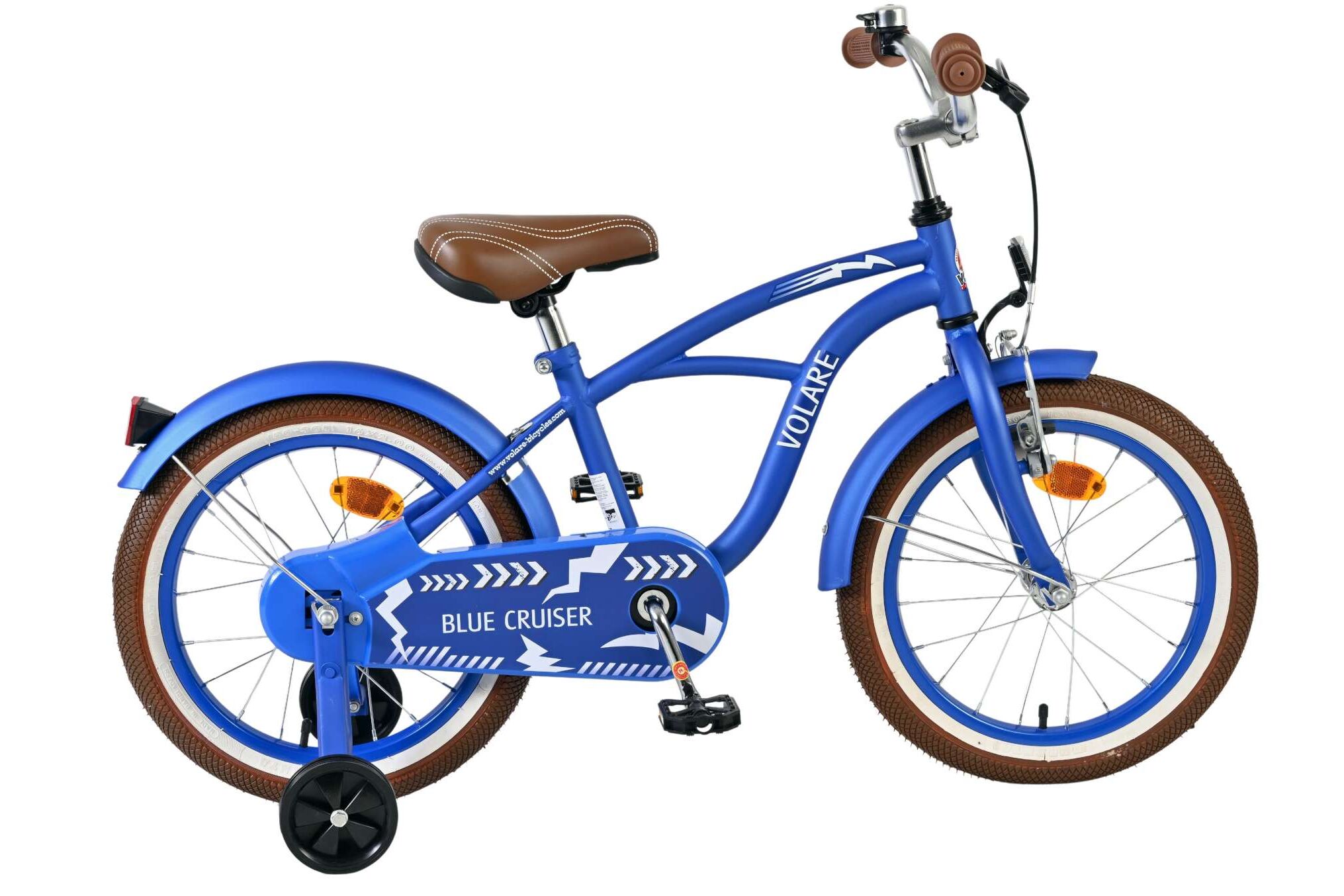Volare Blue Cruiser 16inch blauw Jongensfiets