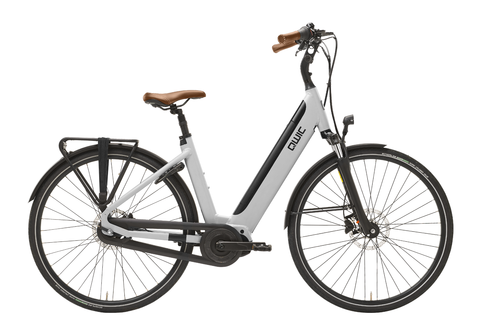 Qwic E-bike Inter Plus 80 Nm middenmotor Chalk White  400Wh accu