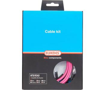Elvedes schakel kabel kit ATB/RACE pink