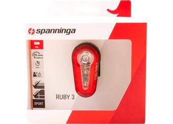 Spanninga achterlicht Ruby 3 batterij zadelpen