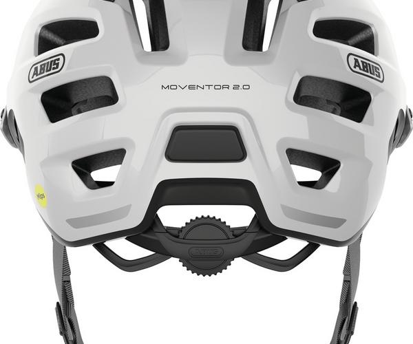 Abus Moventor 2.0 MIPS S shiny white MTB helm 3
