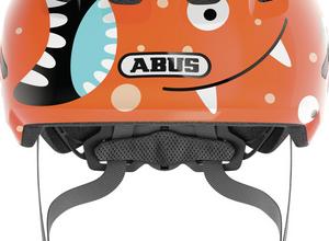 Abus Smiley 3.0 S orange monster shiny kinder helm 2