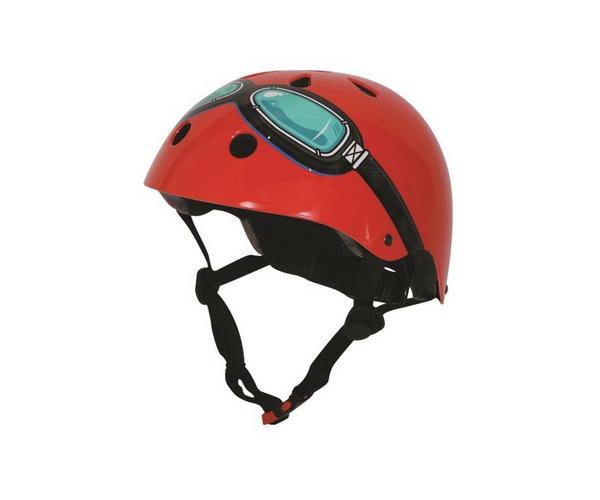 Kiddimoto red goggle Medium helm