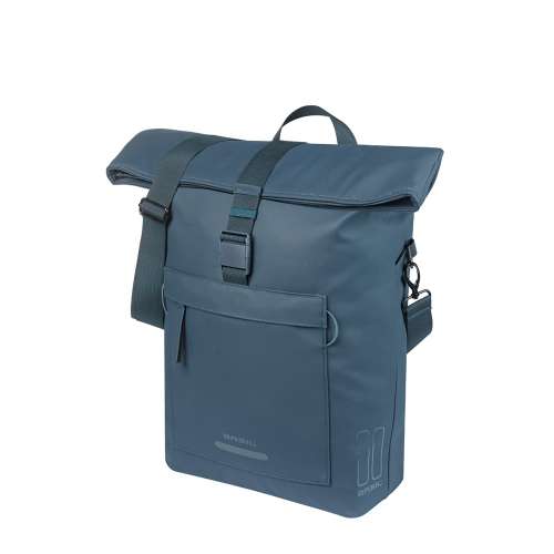 Basil schoudertas Brooklyn MIK Hooks marine blauw