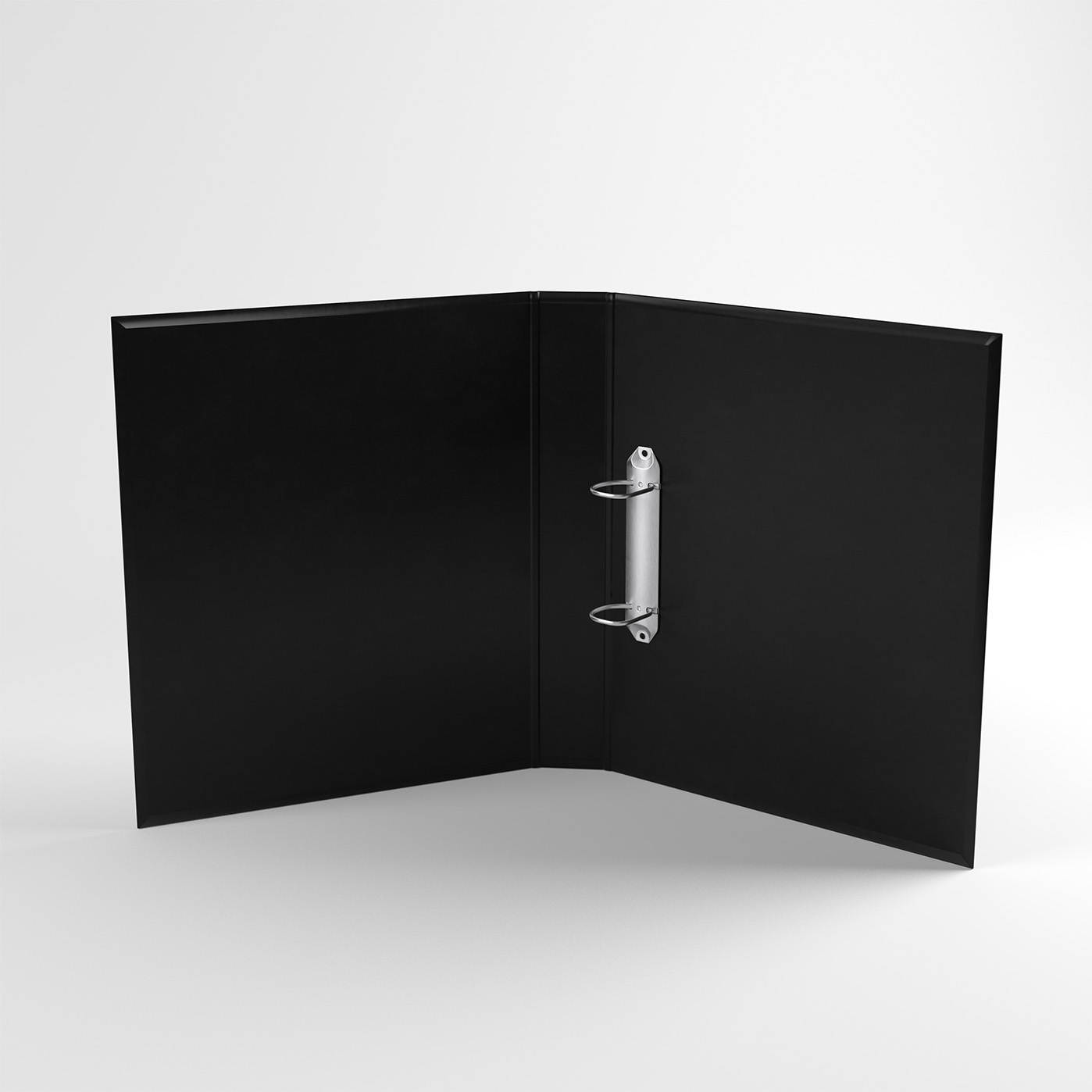 Ringband Diep Zwart licht generfde zachte folie