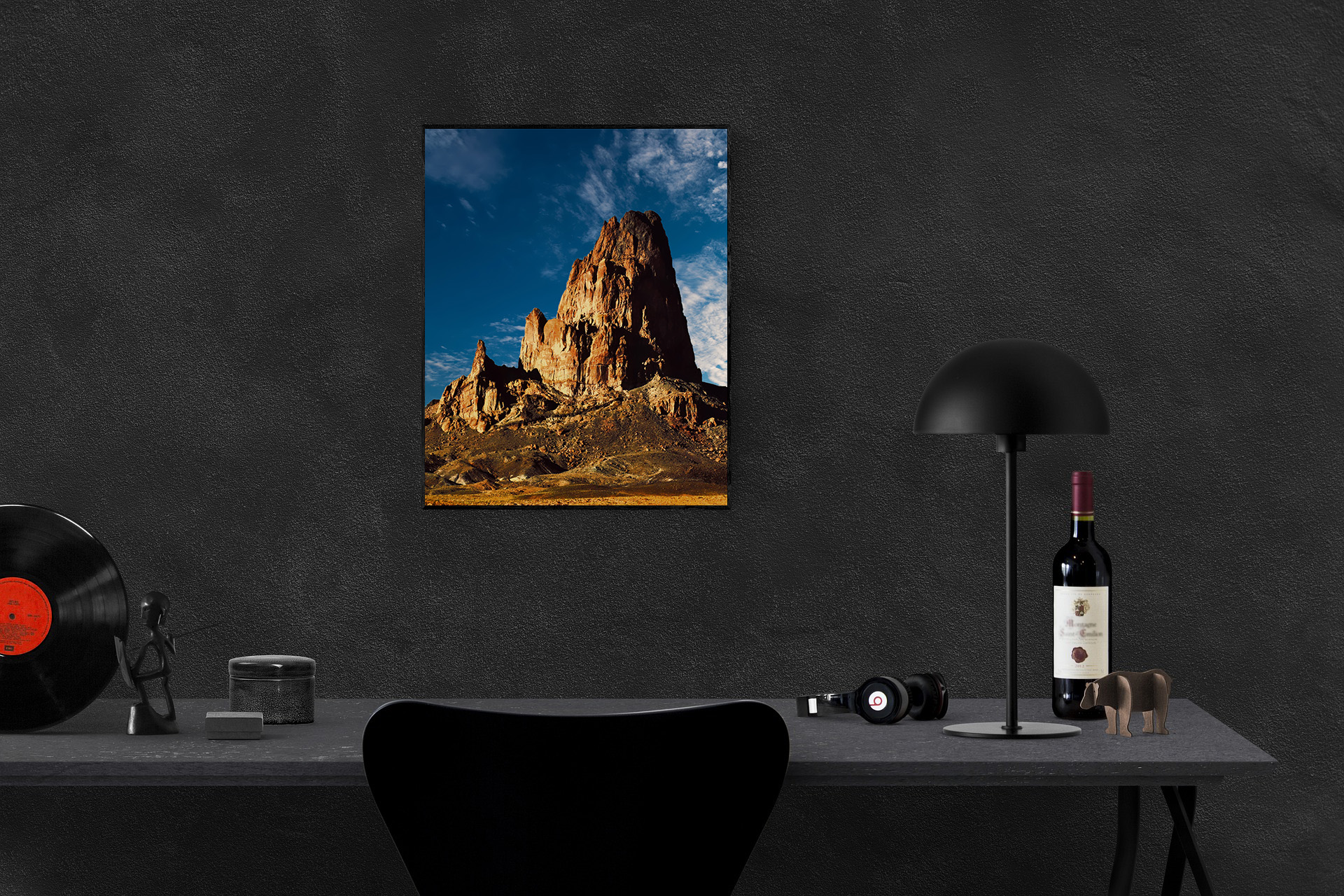 Muurdecoratie foto op aluminium landschap