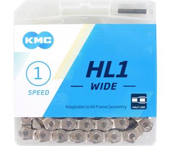 KMC ketting HL1 1/8 wide silver 100s