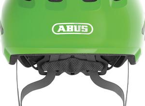 Abus Smiley 3.0 S shiny green kinder helm 2