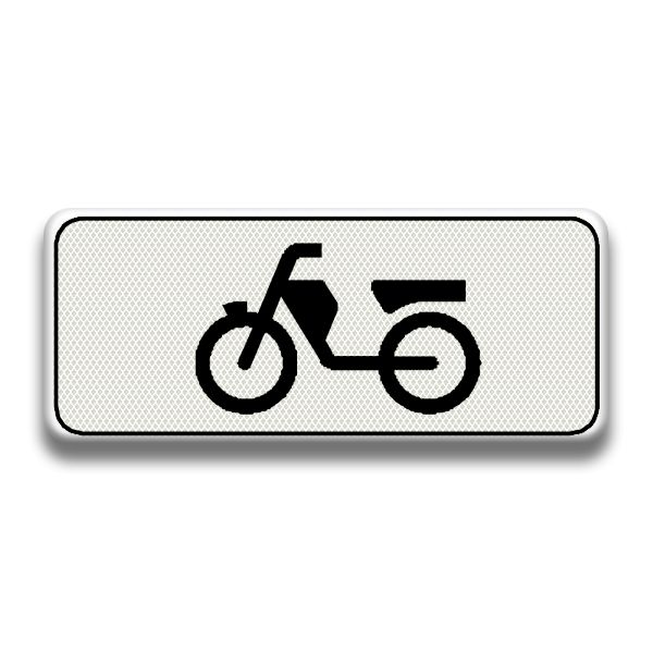 Verkeersbord RVV - OB03 Geldt alleen voor bromfietsers