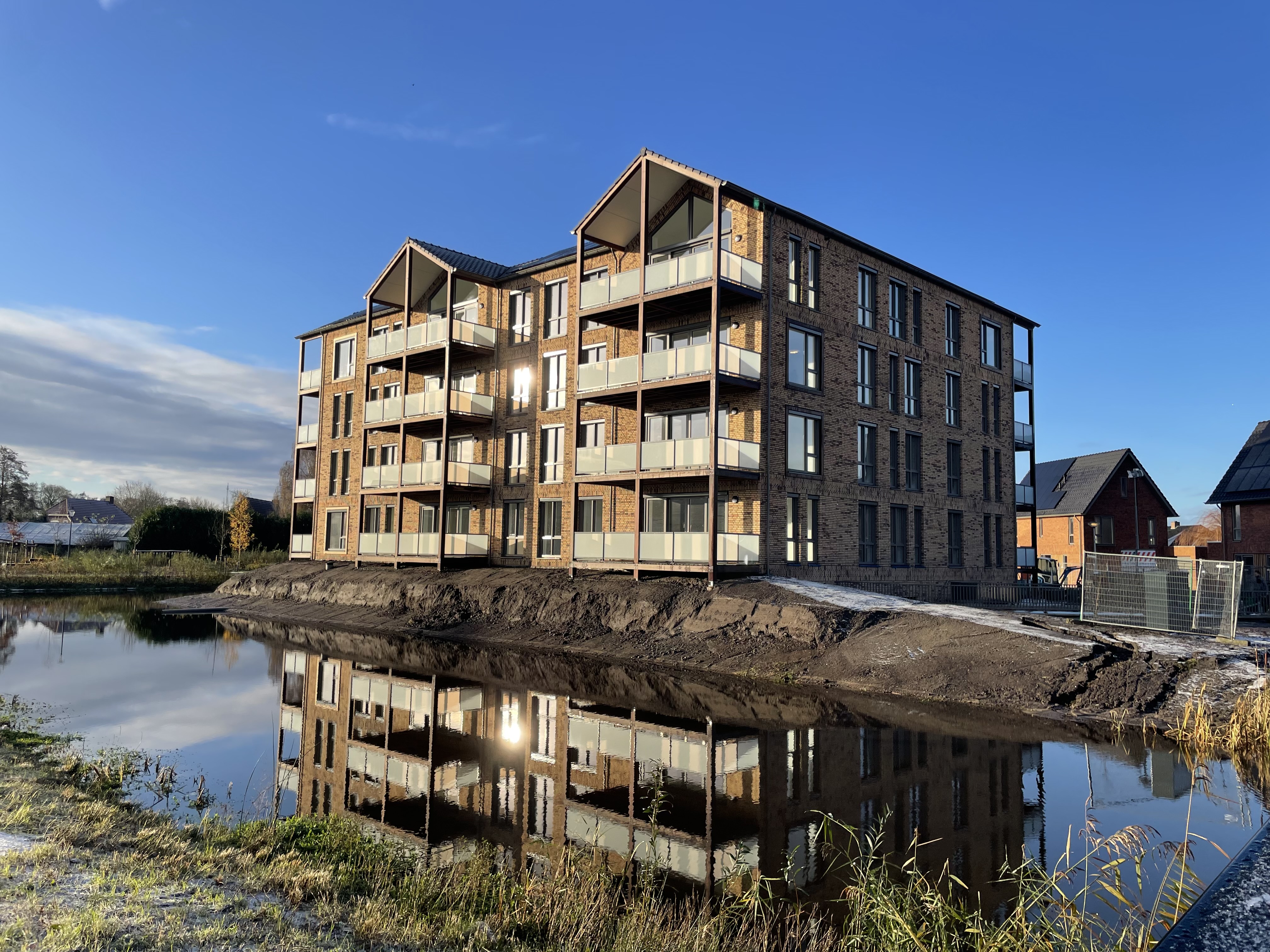 11 koopwoningen en 18 luxe huurappartementen Weideveen Veenendaal (Van Wijnen Groep)