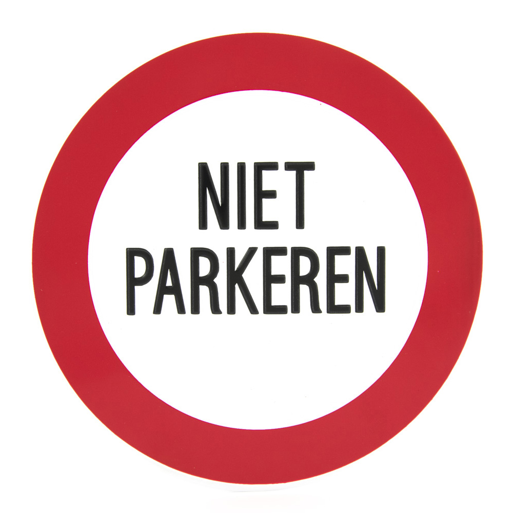 Verbodsbord - Niet parkeren