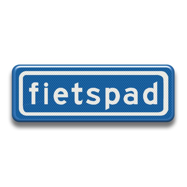 Verkeersbord RVV - G13 Fietspad tekst