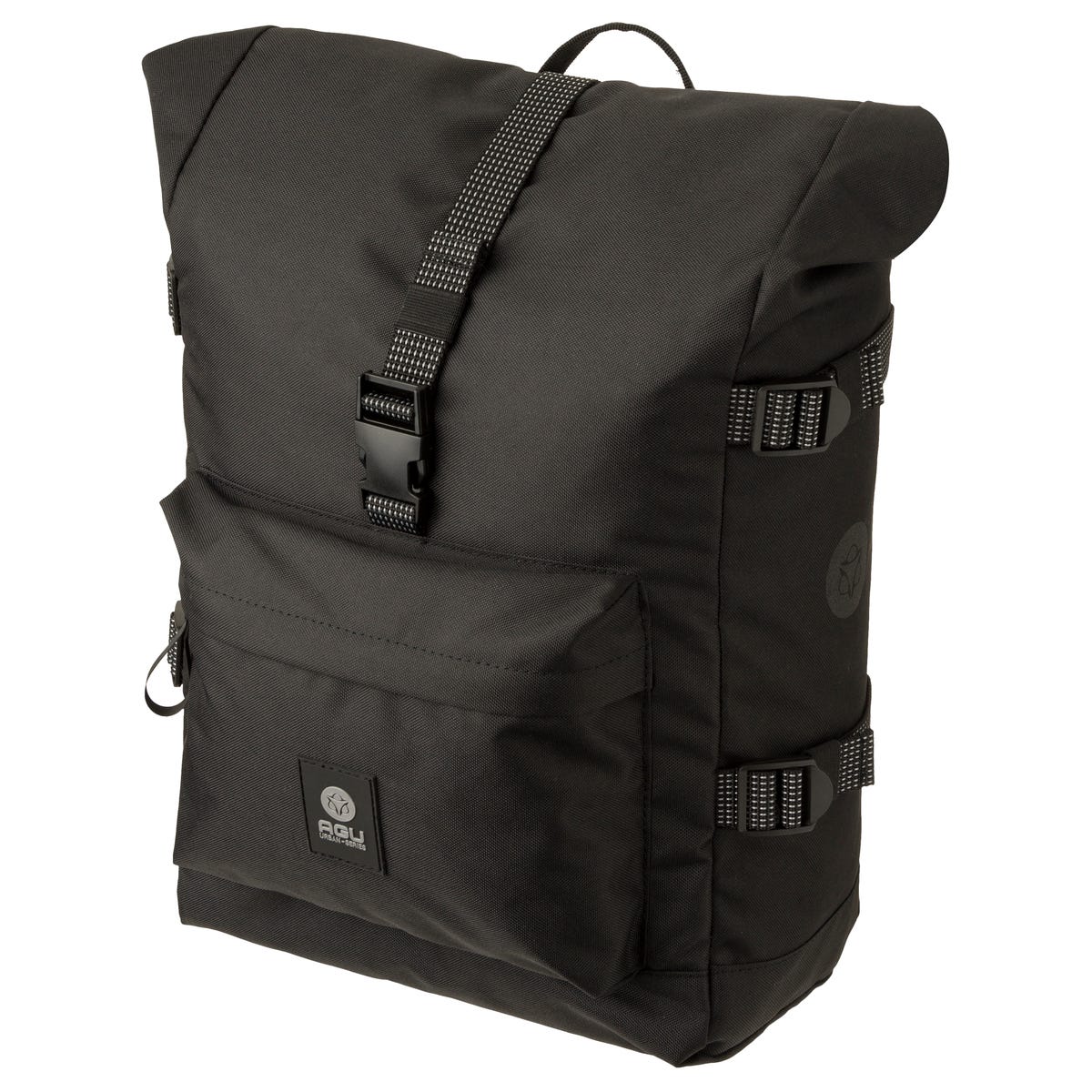 AGU H2O ROLL-TOP II ENKELE FIETSTAS URBAN ZWART