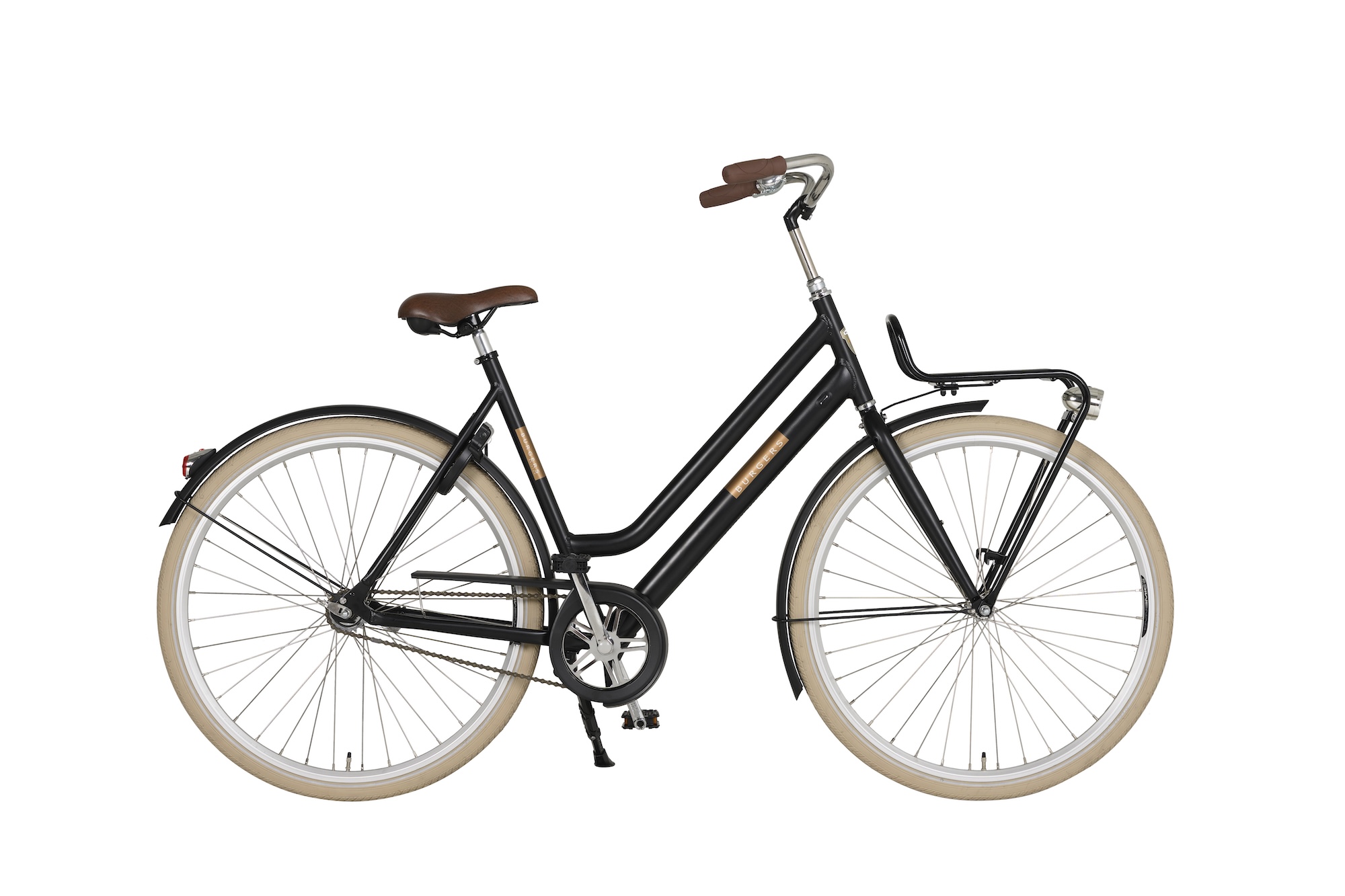 Burgers Brixton 50cm mat zwart Damesfiets