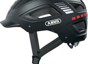 Abus Hyban 2.0 LED XL signal black fiets helm