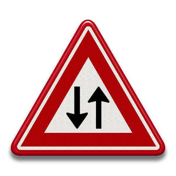 Verkeersbord RVV - J29 Tegenliggers