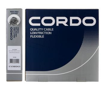 Cordo binnenkabel versteller 225cm/ø1,1mm + 4x4mm