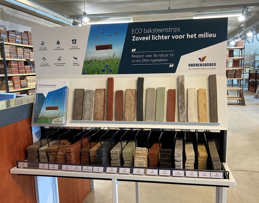 Creatief met 2 cm dikke steenstrippen