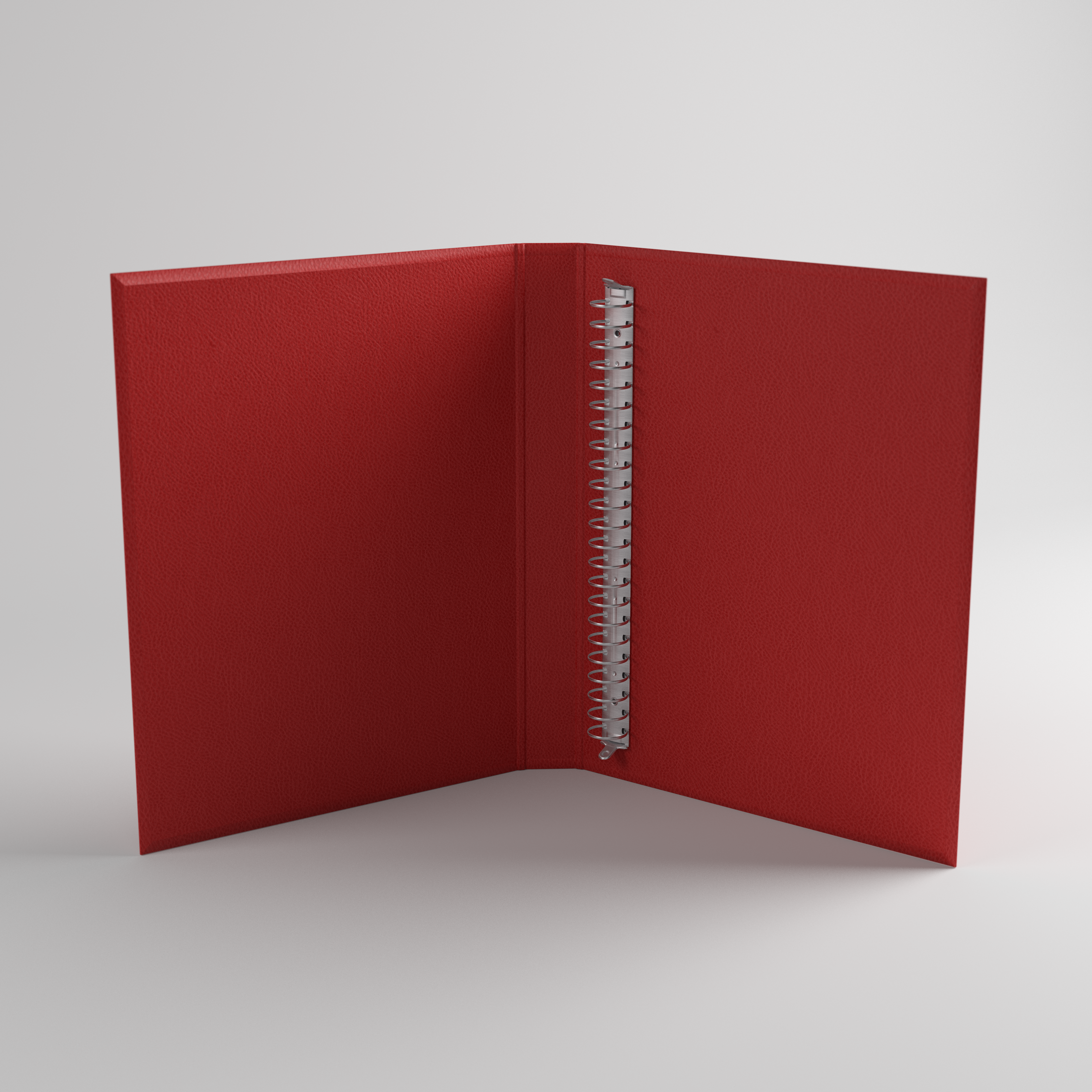 Multomap Rood met zachte echte leernerf